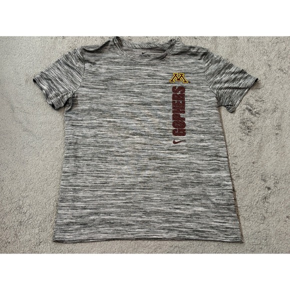 Nike Other - Nike Dri-FIT Minnesota Gophers Mens Medium Grey Space Dye Graphic T-Shirt